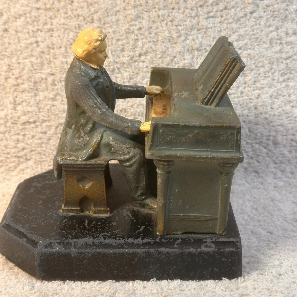 J.B. Hirsch Beethoven‎ Bookend, 1932, Signed